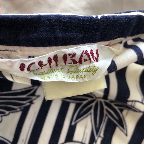 Vintage Ichiban Japanese Kimono - Bamboo and Birds - Picture 4 of 5